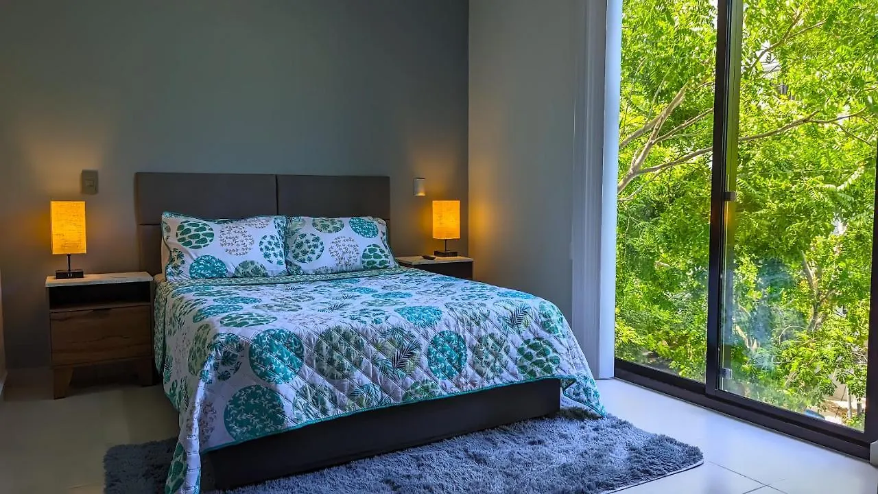 Riviera Home - New 2Br Condo W. Big Pool & Jacuzzi Playa del Carmen Lägenhet